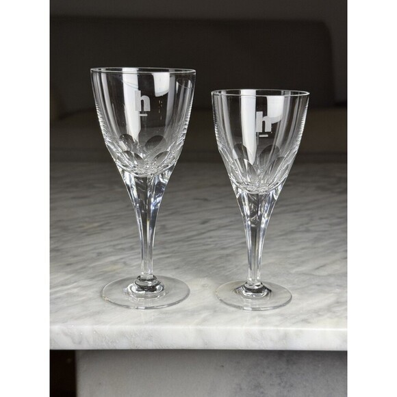 Set Of 8 Kagami Crystal Porto Wine Glass Made in Japan Royal Line Clear 5-6" - Picture 5 of 9